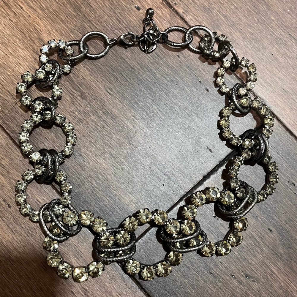 Statement Vintage Crystal Choker